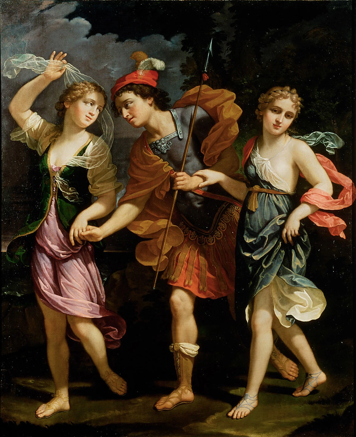 Il giovane - Teseo con le due figlie di Minosse, Kunsthistorisches Museum, Vienna